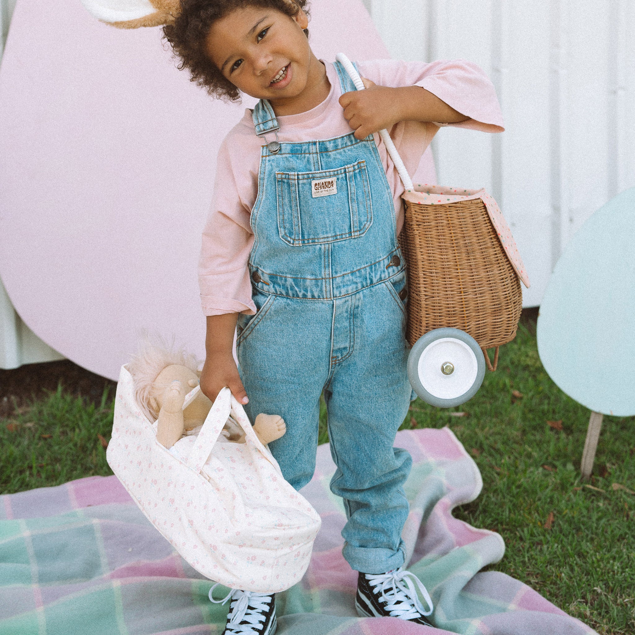 Dinkum Doll Carry Cot - Pansy