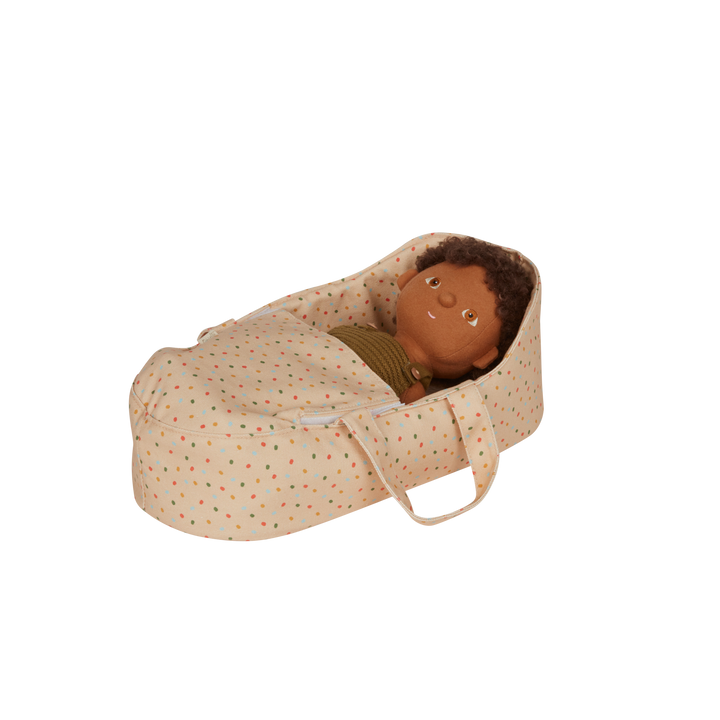 Olli Ella Dinkum Doll Carry Cot - Gumdrop