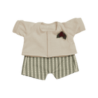 Dinkum Doll Cardigan and Romper Set - Holiday