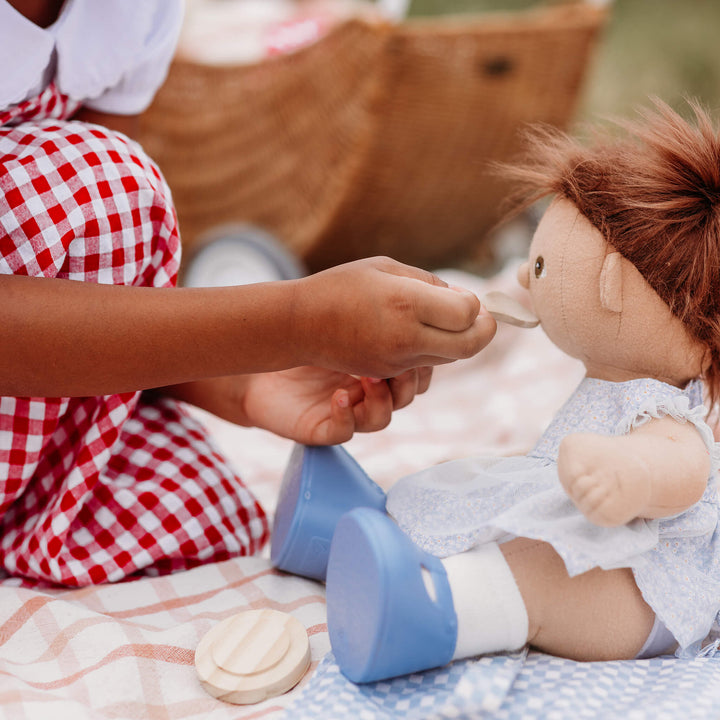 Olli Ella Petal Picnic Outfit Set - Teal