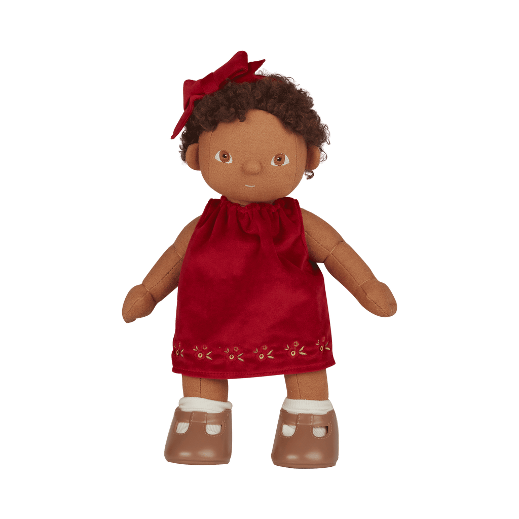 Dinkum Doll Una Dress Set - Holiday
