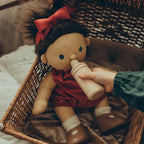 Dinkum Doll Una Dress Set - Holiday