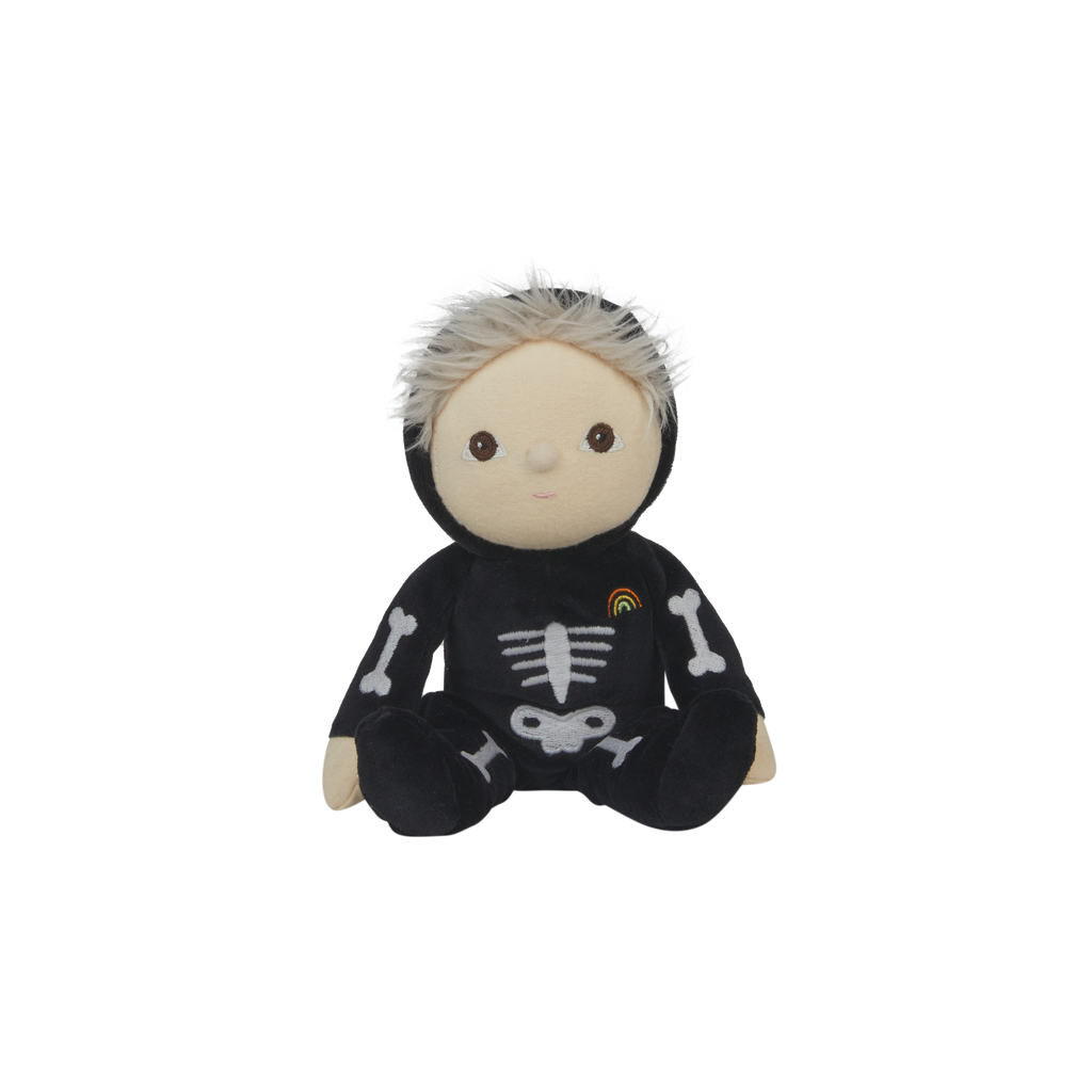 Olli Ella Dinky Dinkum Doll Scully Skeleton Black