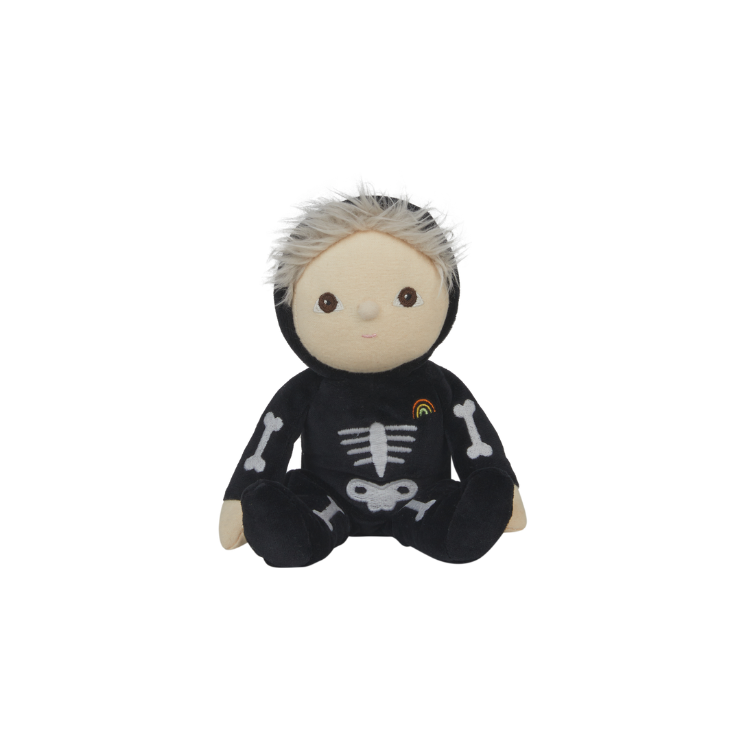 Olli Ella Dinky Dinkum Doll Scully Skeleton Black