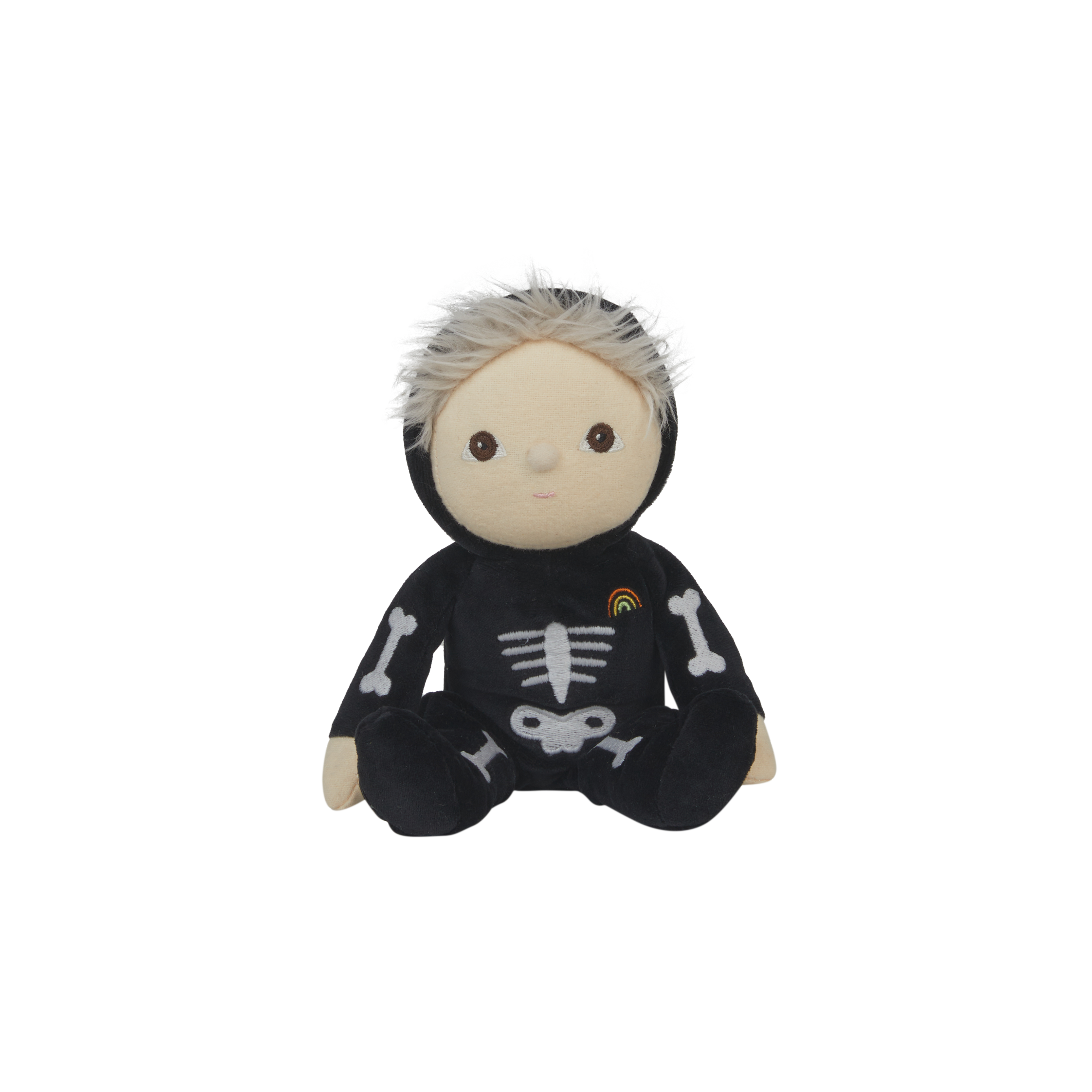Olli Ella Dinky Dinkum Doll Scully Skeleton Black