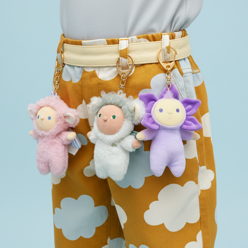 Dinky Bag Charm - Violet