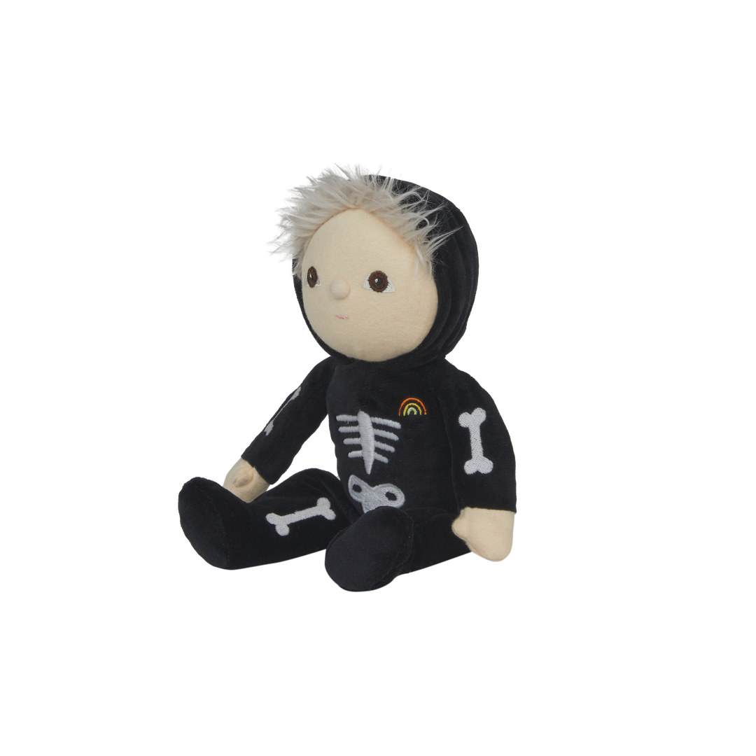 Olli Ella Dinky Dinkum Doll Scully Skeleton Black