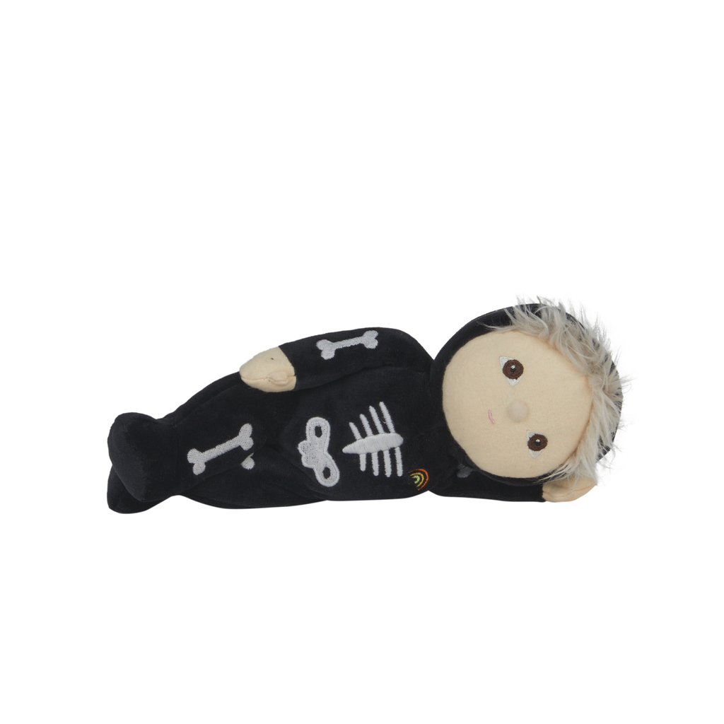 Olli Ella Dinky Dinkum Doll Scully Skeleton Black