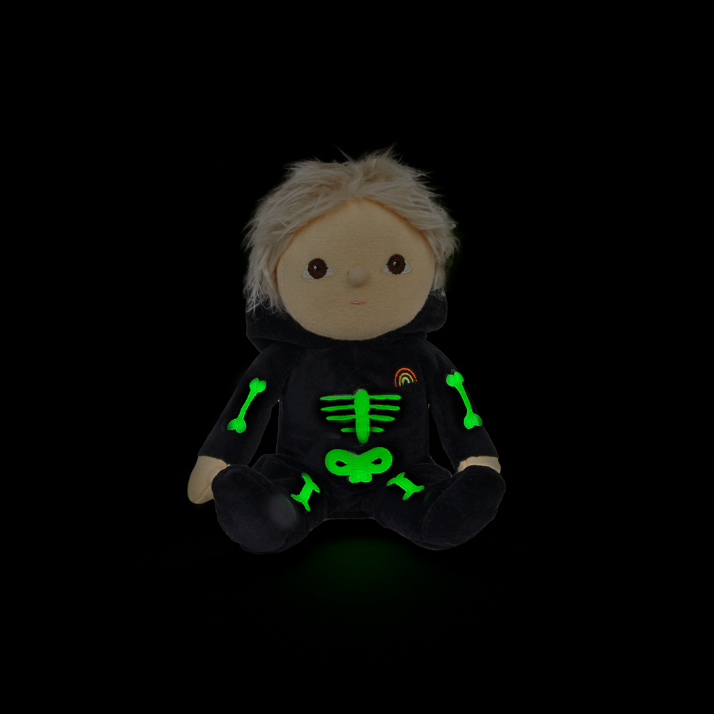 Olli Ella Dinky Dinkum Doll Scully Skeleton Black