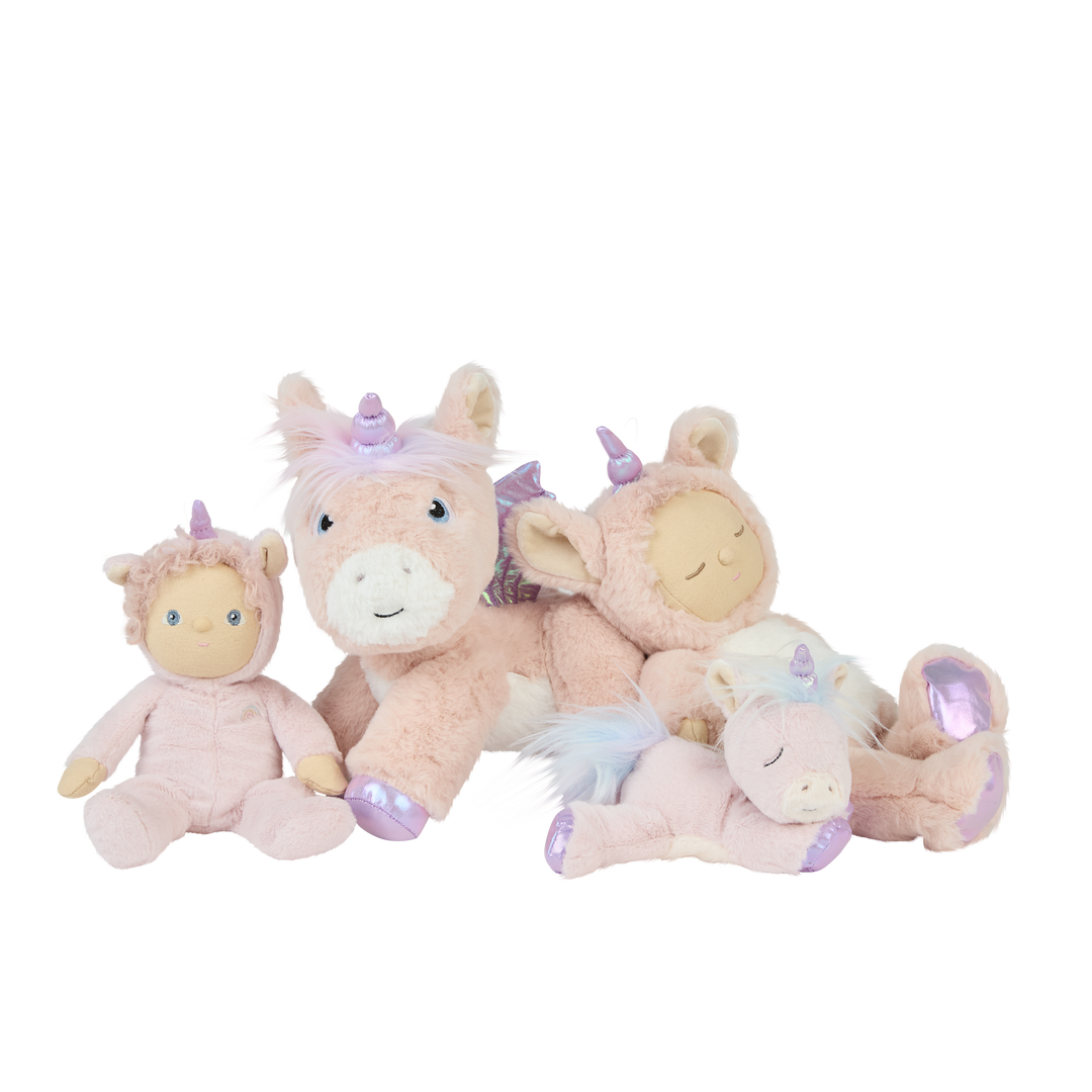 Olli Ella Unicorn Dinky Dinkum - Una Pink