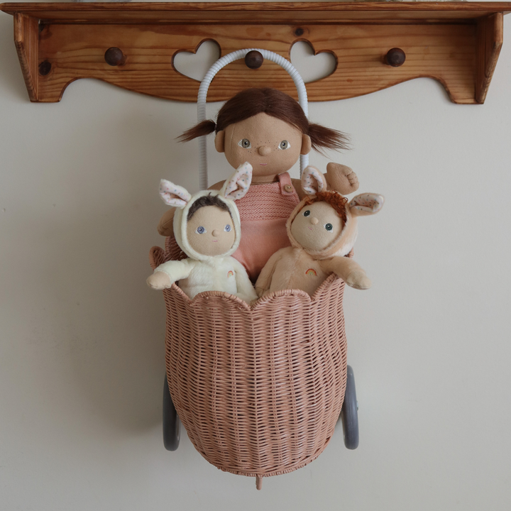 Olli Ella Dinky Dinkum - Basil Bunny - Cream
