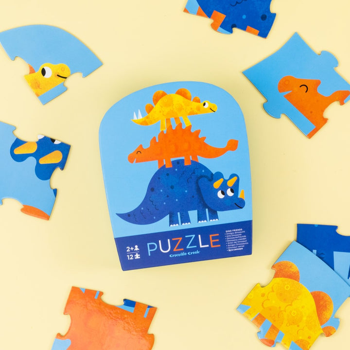 Mini Puzzle 12 Piece - Dino Friends