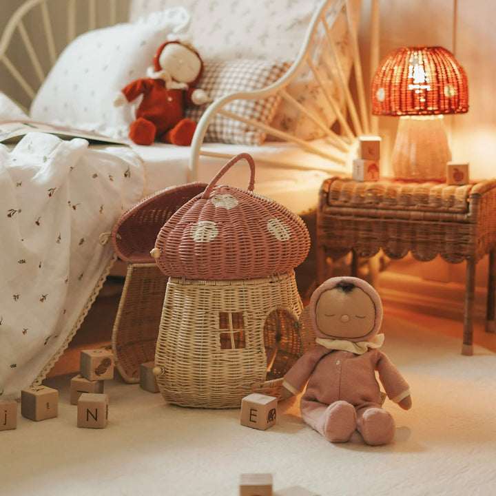 Olli Ella Dozy Dinkum - Toadstool Pip - Pink