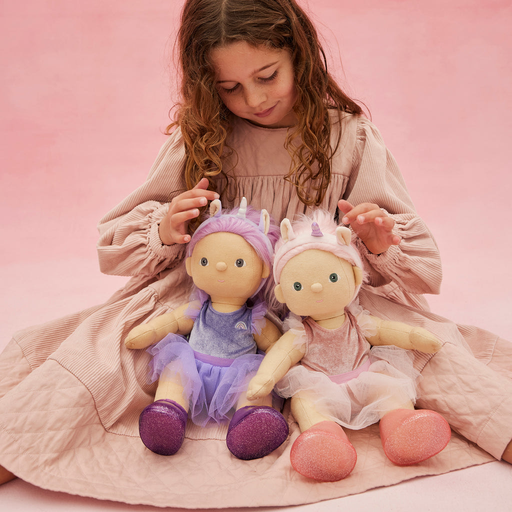 Unicorn Dream Dinkum Doll - Violet