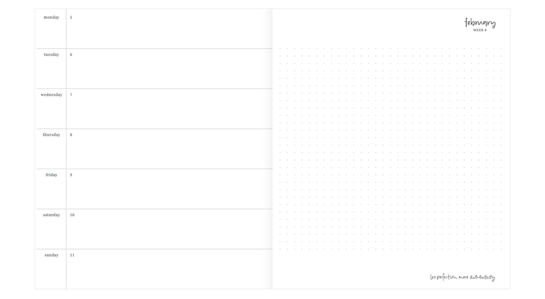 Emma Kate Co. 2024 Planner | Signature | Horizontal Weekly | Amore