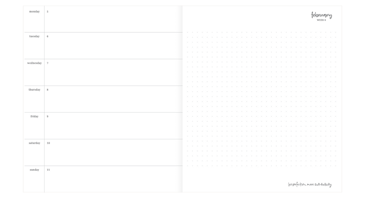 Emma Kate Co. 2024 Planner | Signature | Horizontal Weekly | Amore