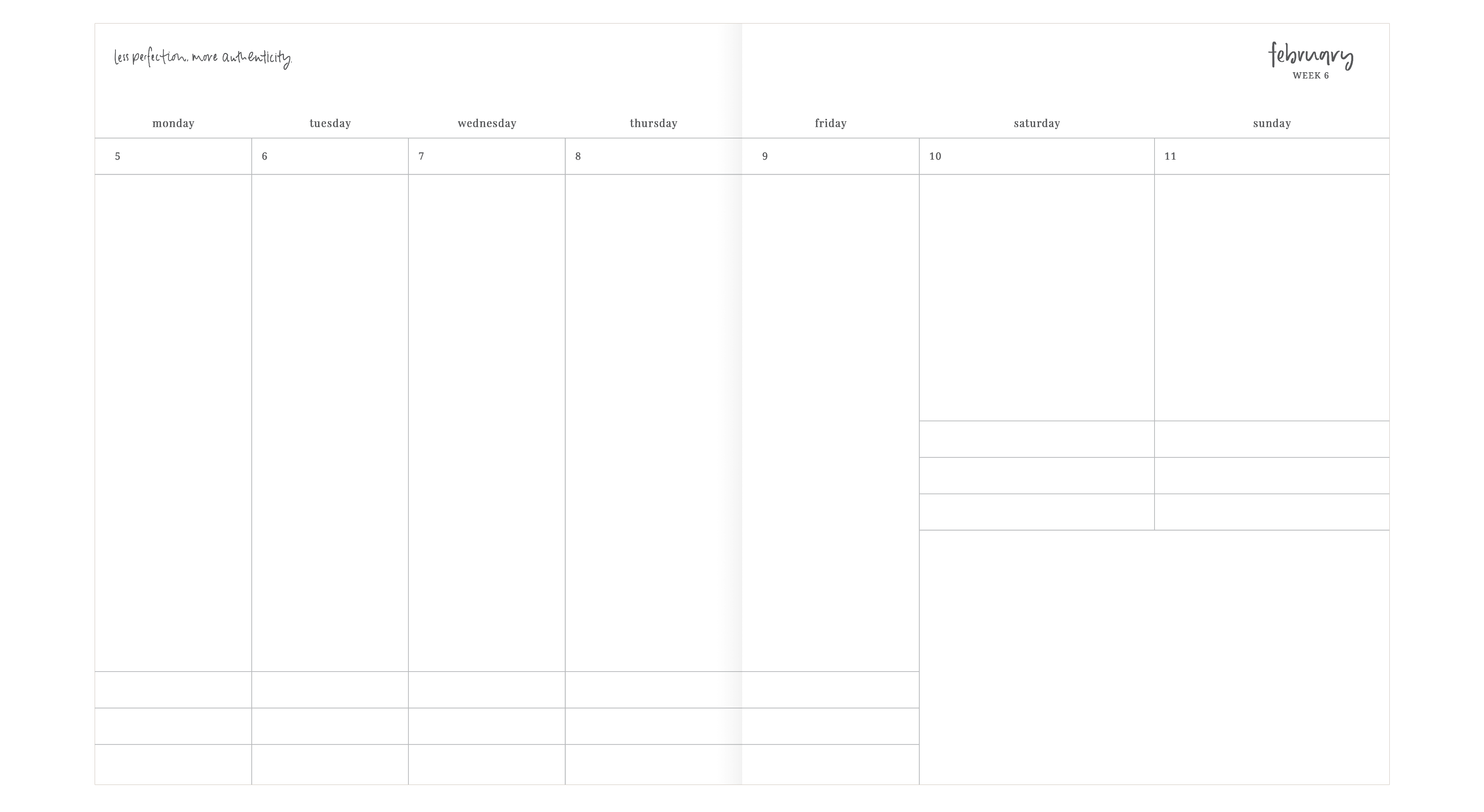 2024 Planner | Signature | Vertical Weekly | Limoncello