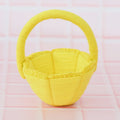 Petite Yellow Felt Easter Basket