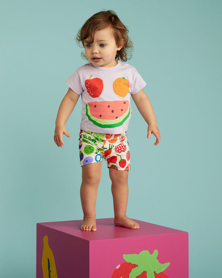 Halcyon Nights Eat The Rainbow Kids Bike Shorts