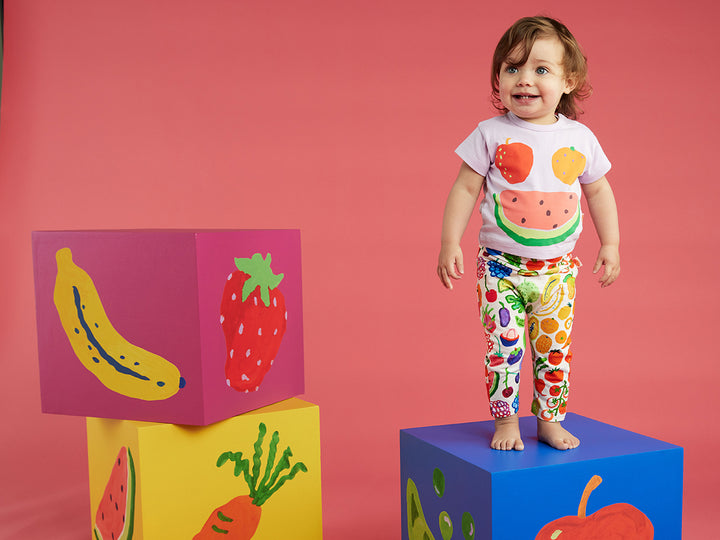 Halcyon Nights Eat The Rainbow Baby Leggings