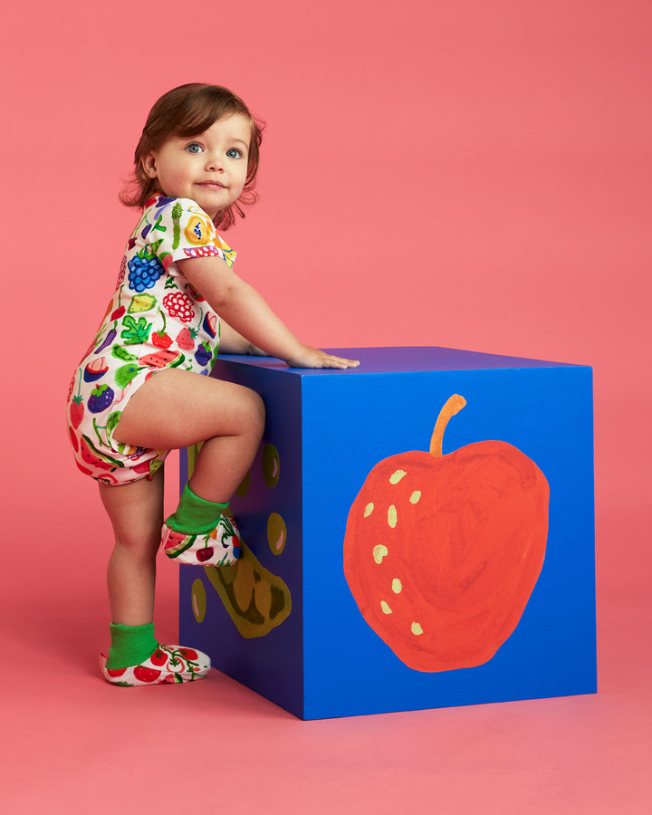 Halcyon Nights Eat The Rainbow Baby Booties
