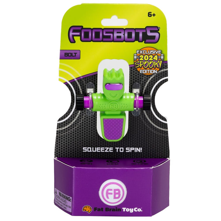 Fat Brain - Foosbots Single - Bolt (Green/Purple)