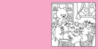 Happy Days - Cosy Christmas Advent Colouring Book