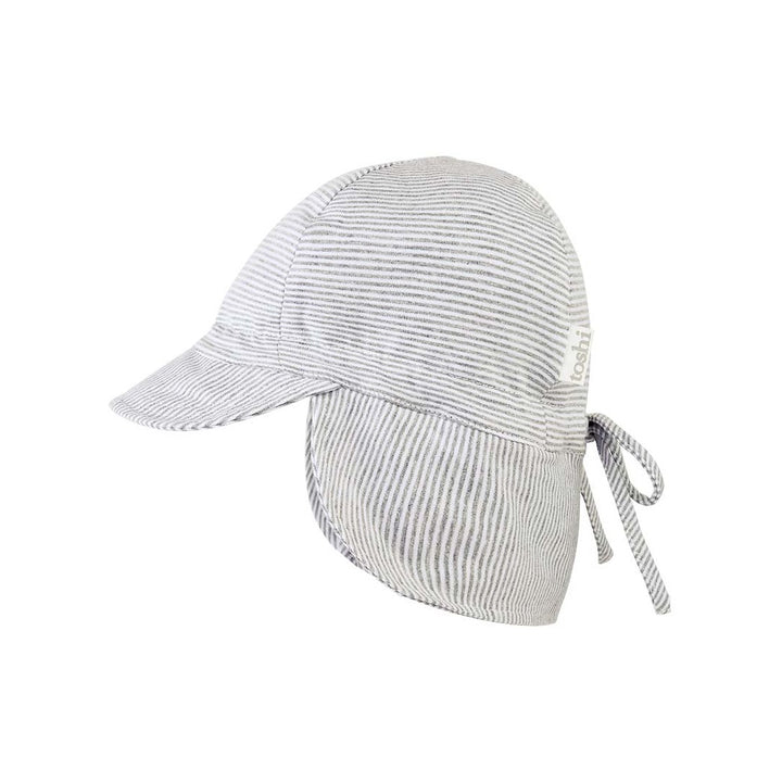 Toshi Baby Flap Cap - Dove