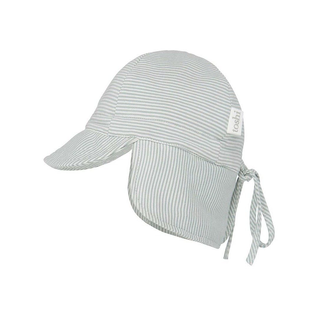 Toshi Baby Flap Cap - Sage