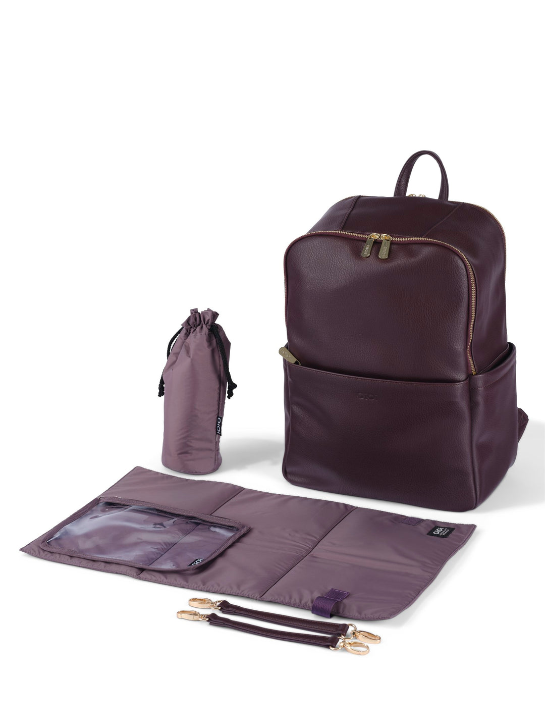 OiOi Nappy Backpack Multitasker - Mulberry