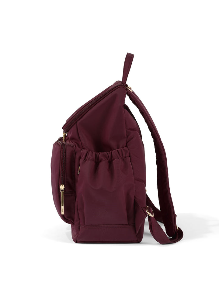 OiOi Nappy Backpack - Nylon Mulberry