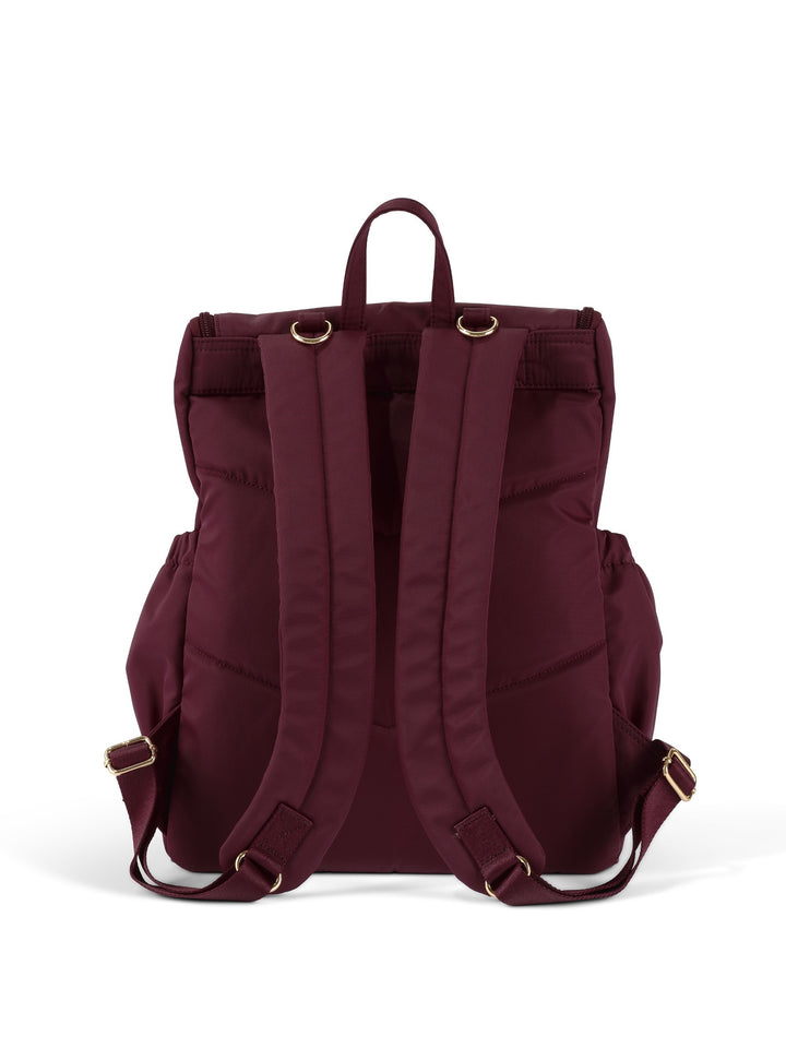 OiOi Nappy Backpack - Nylon Mulberry