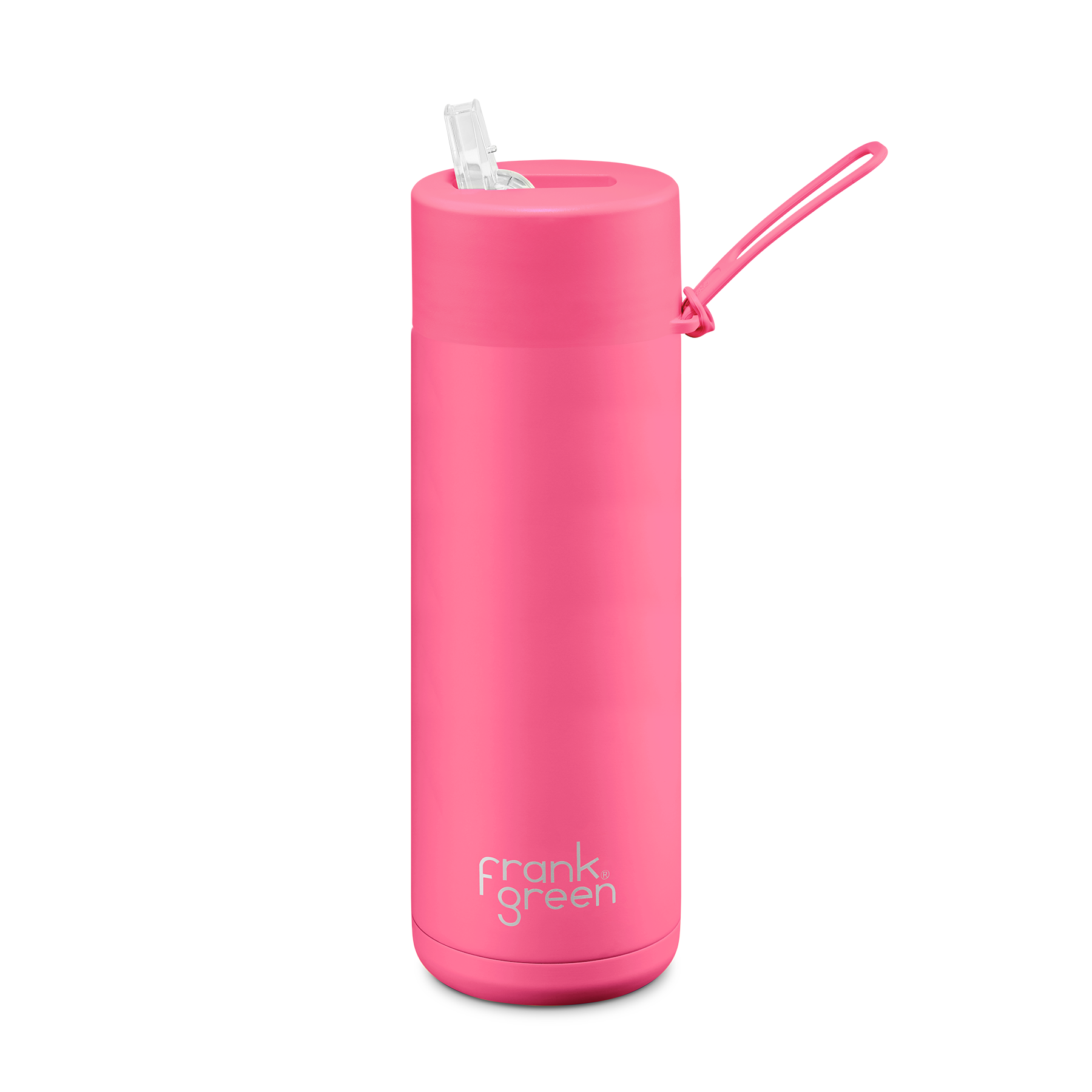 Frank Green Drink Bottle 595ml - Neon Pink