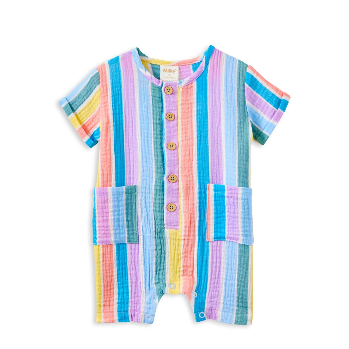 PRE-ORDER - Fiesta Crinkle Playsuit