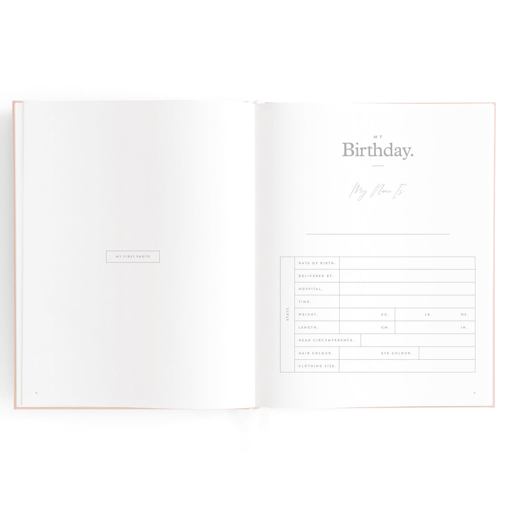 Fox & Fallow Baby Book - Rose