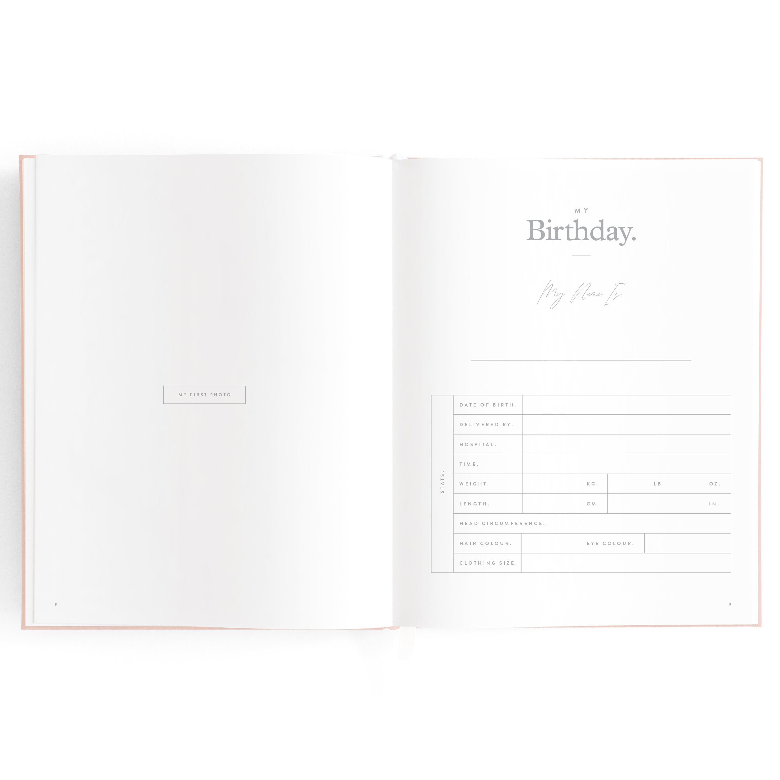Fox & Fallow Baby Book - Rose