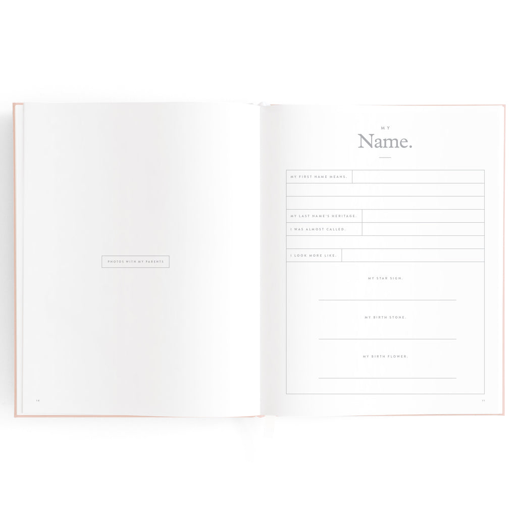 Fox & Fallow Baby Book - Rose