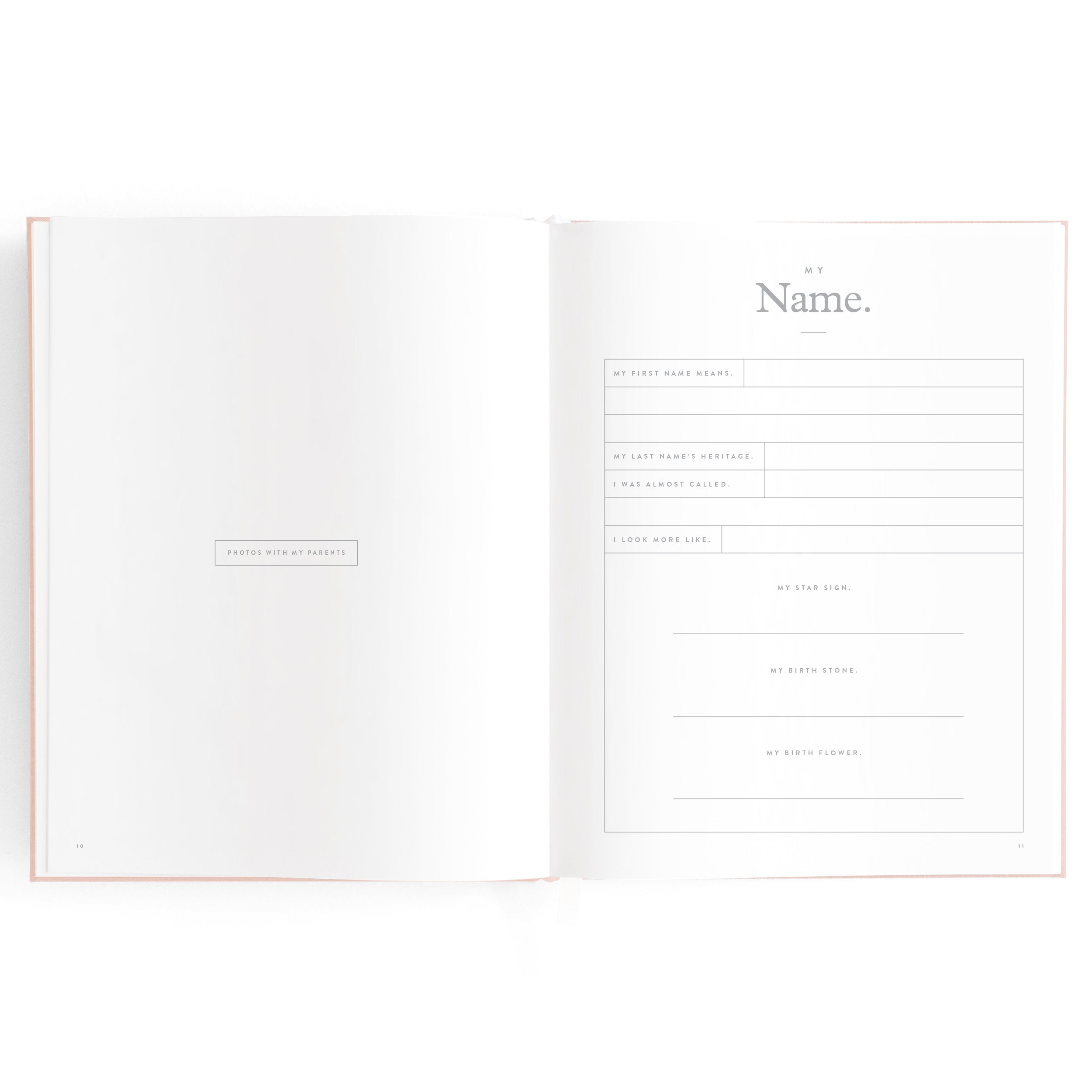 Fox & Fallow Baby Book - Rose