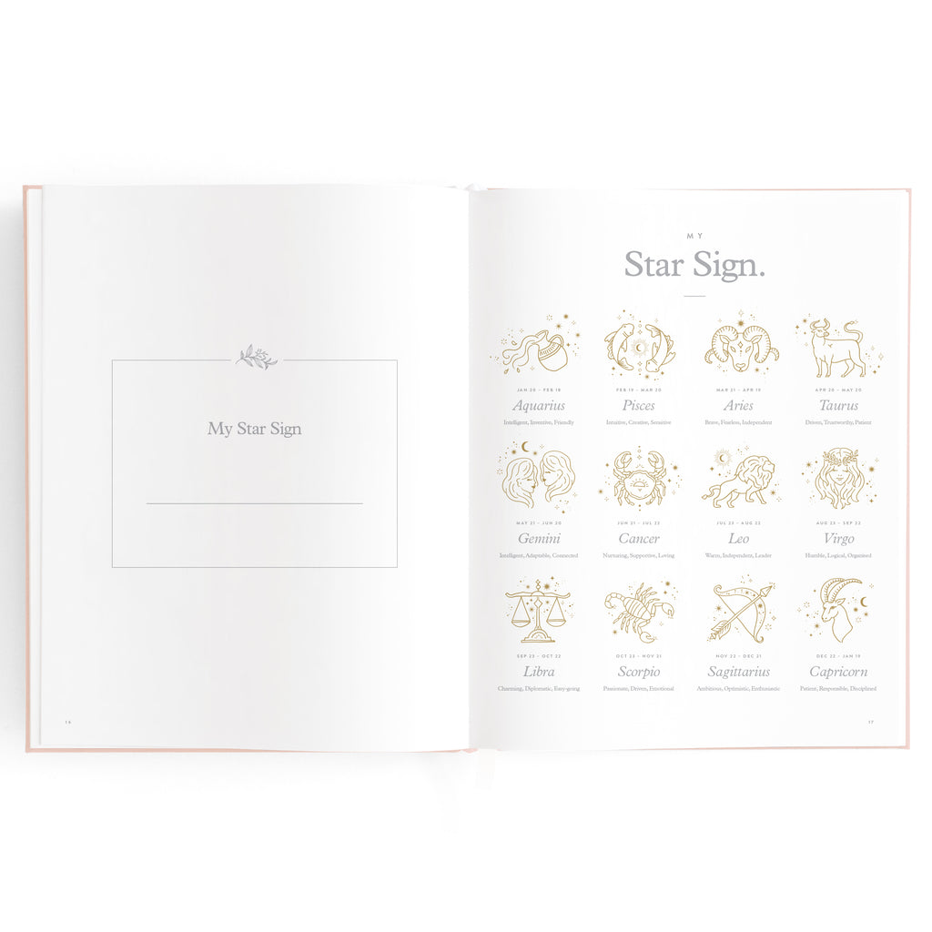 Fox & Fallow Baby Book - Rose
