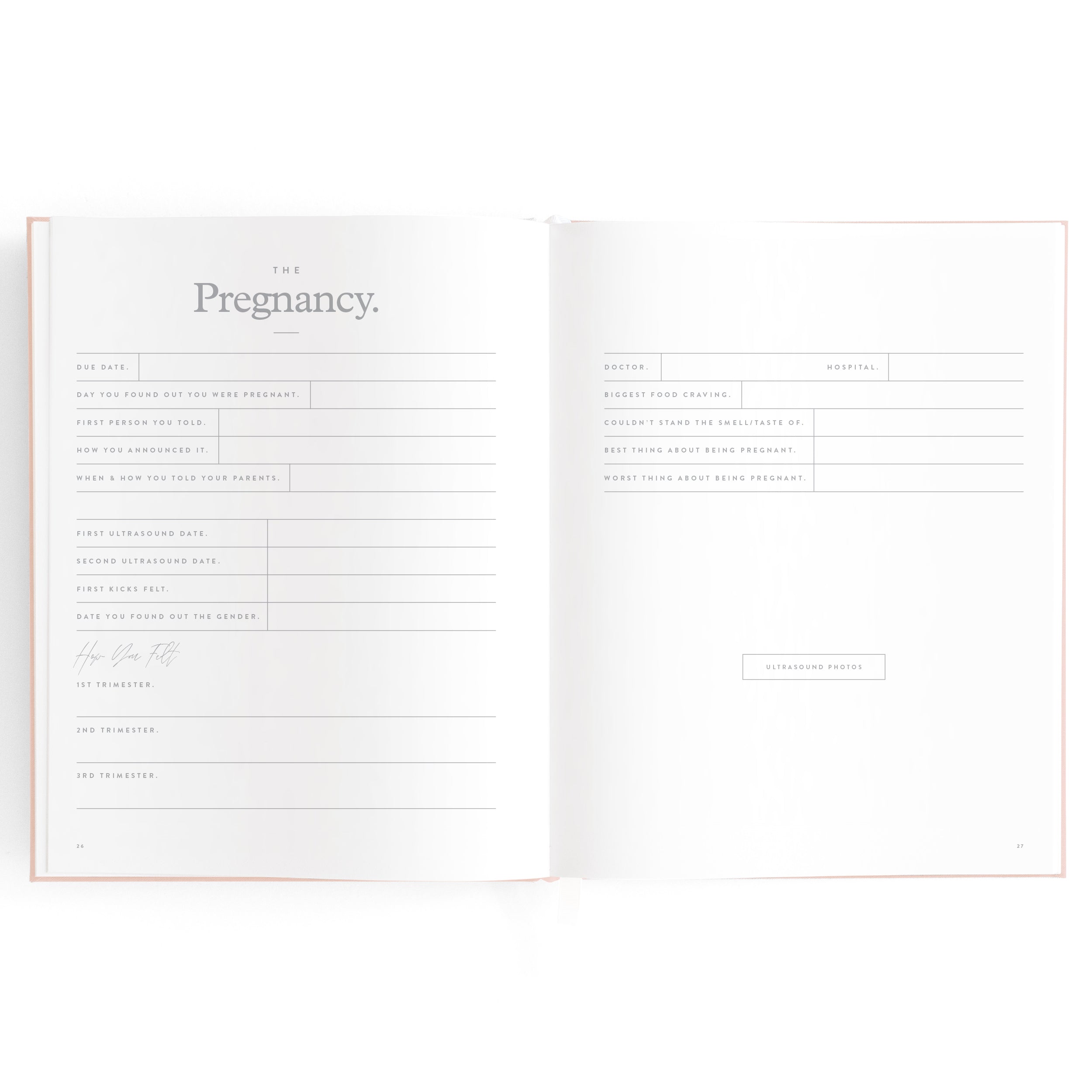 Fox & Fallow Baby Book - Rose