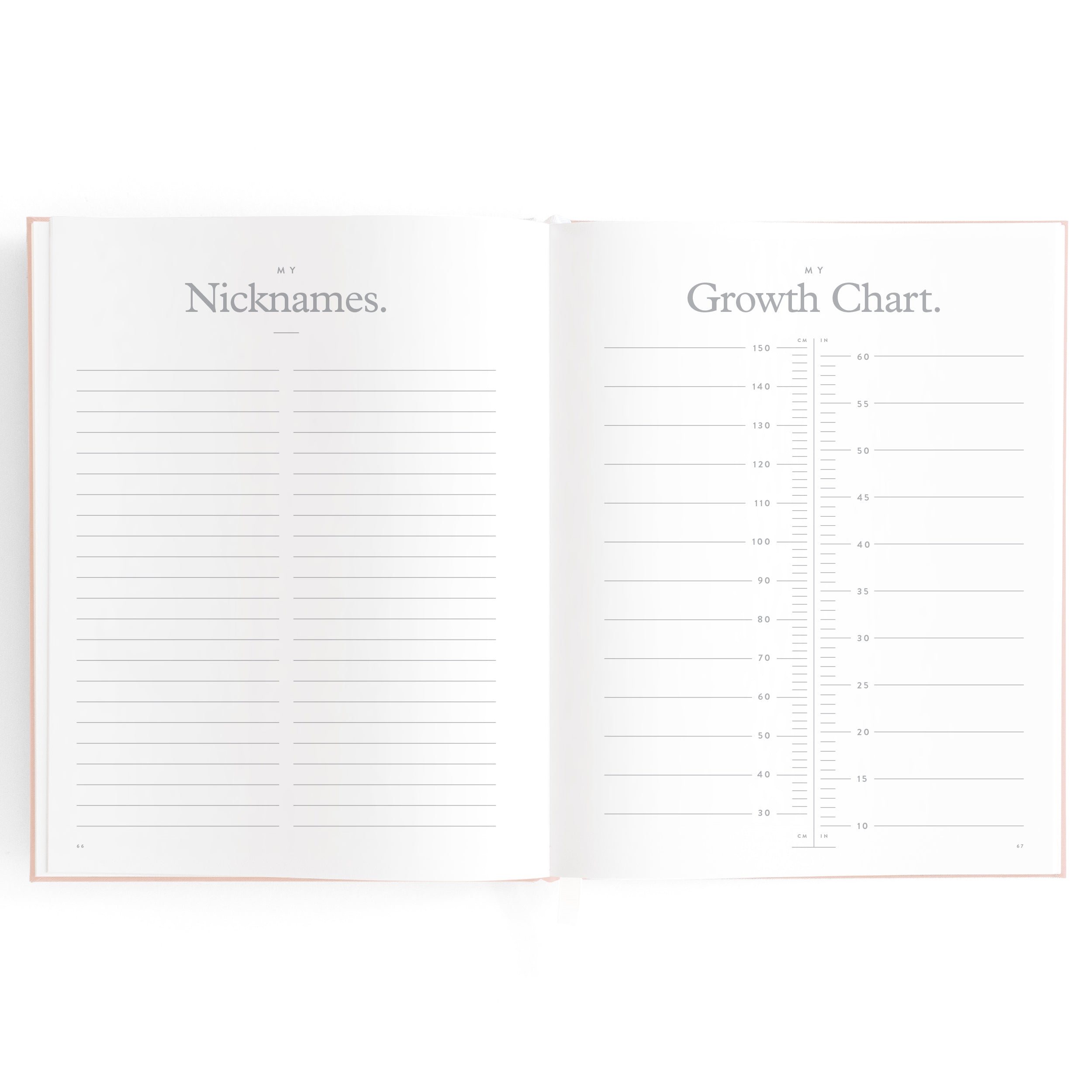 Fox & Fallow Baby Book - Rose