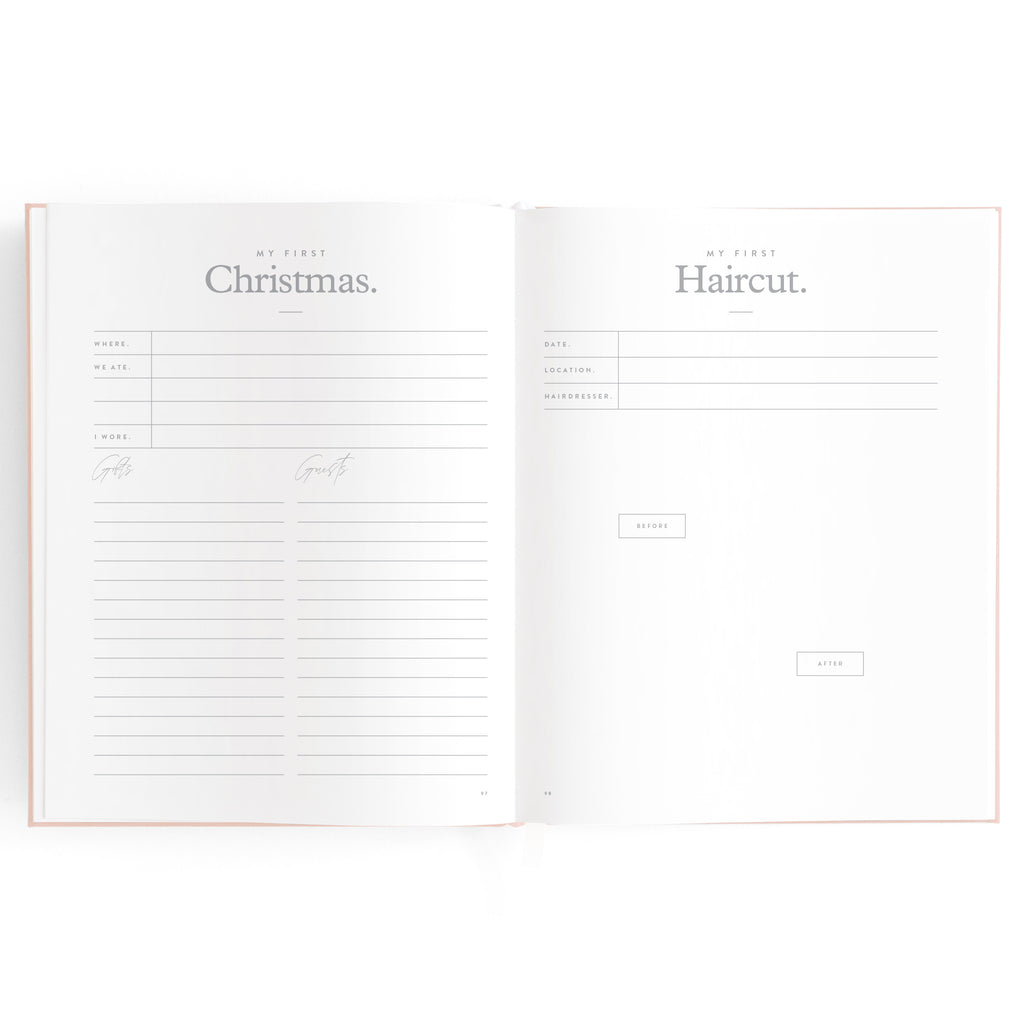 Fox & Fallow Baby Book - Rose