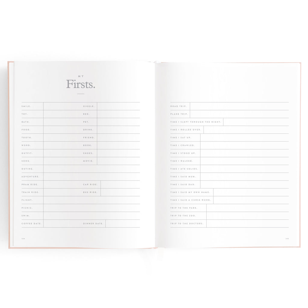 Fox & Fallow Baby Book - Rose