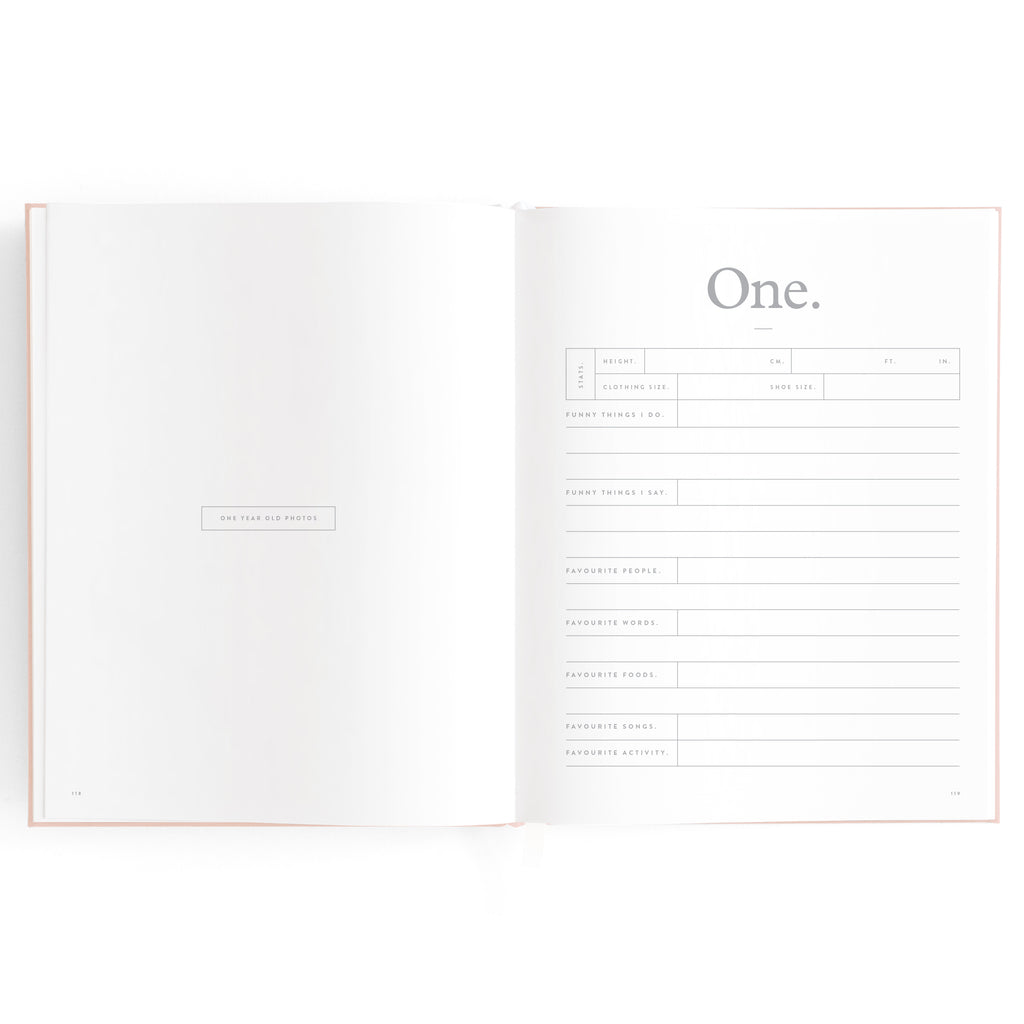 Fox & Fallow Baby Book - Rose