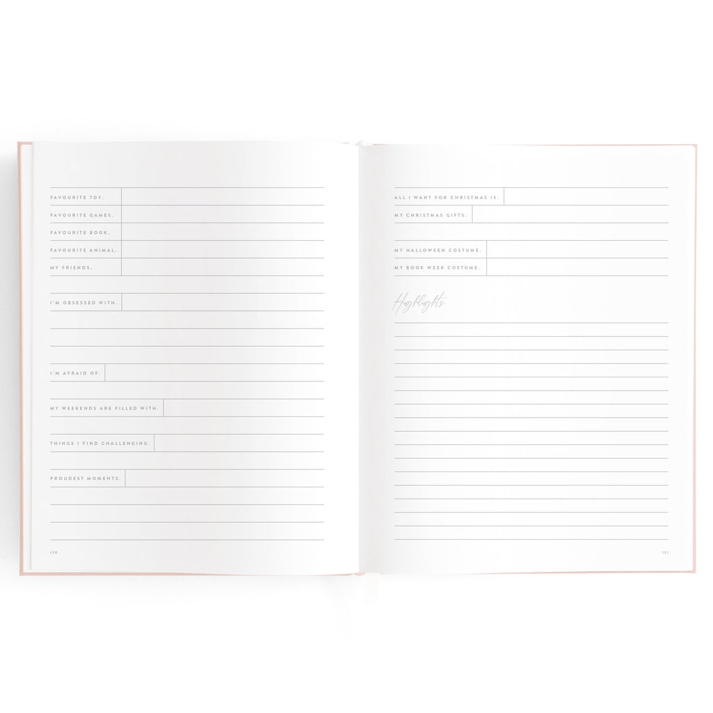 Fox & Fallow Baby Book - Rose