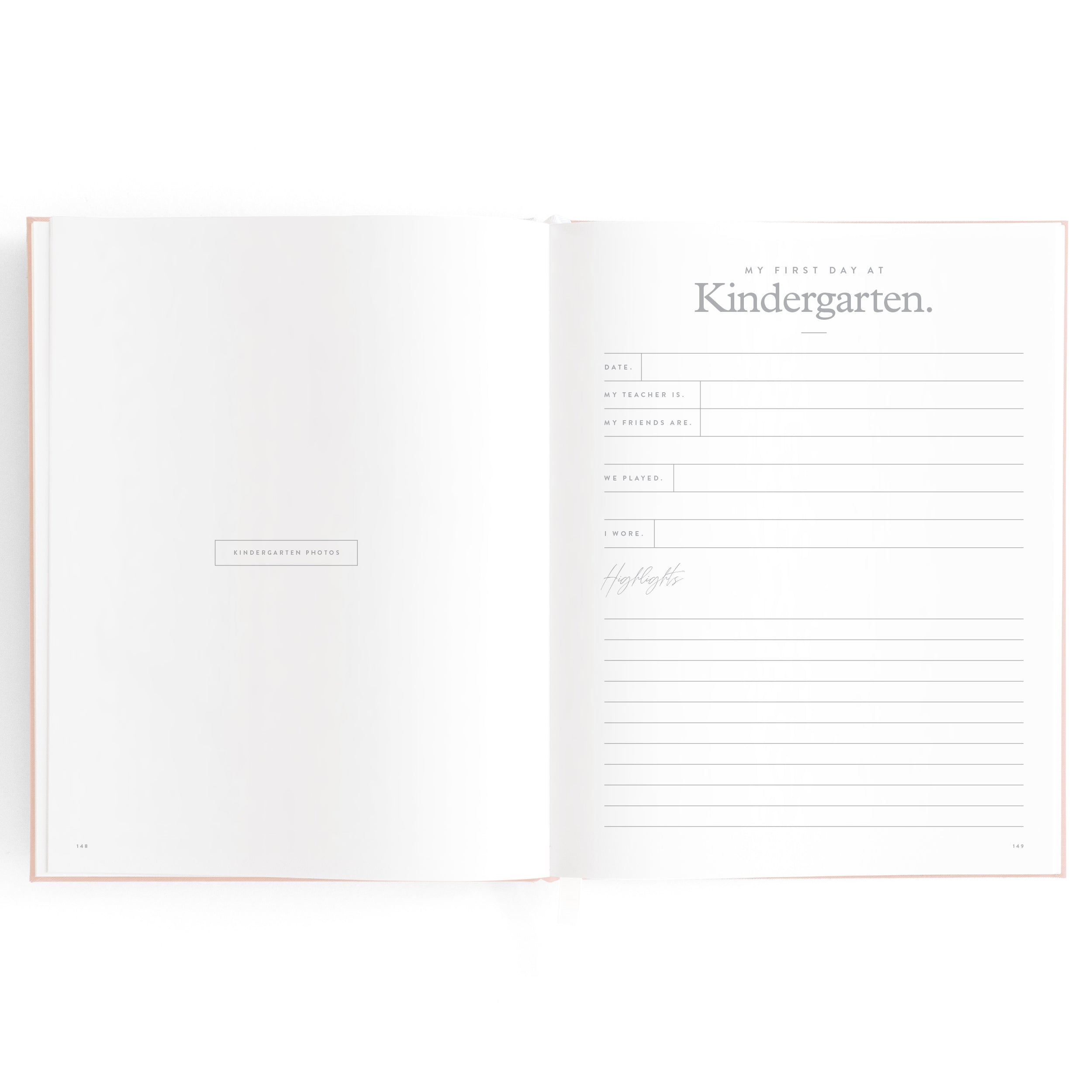 Fox & Fallow Baby Book - Rose