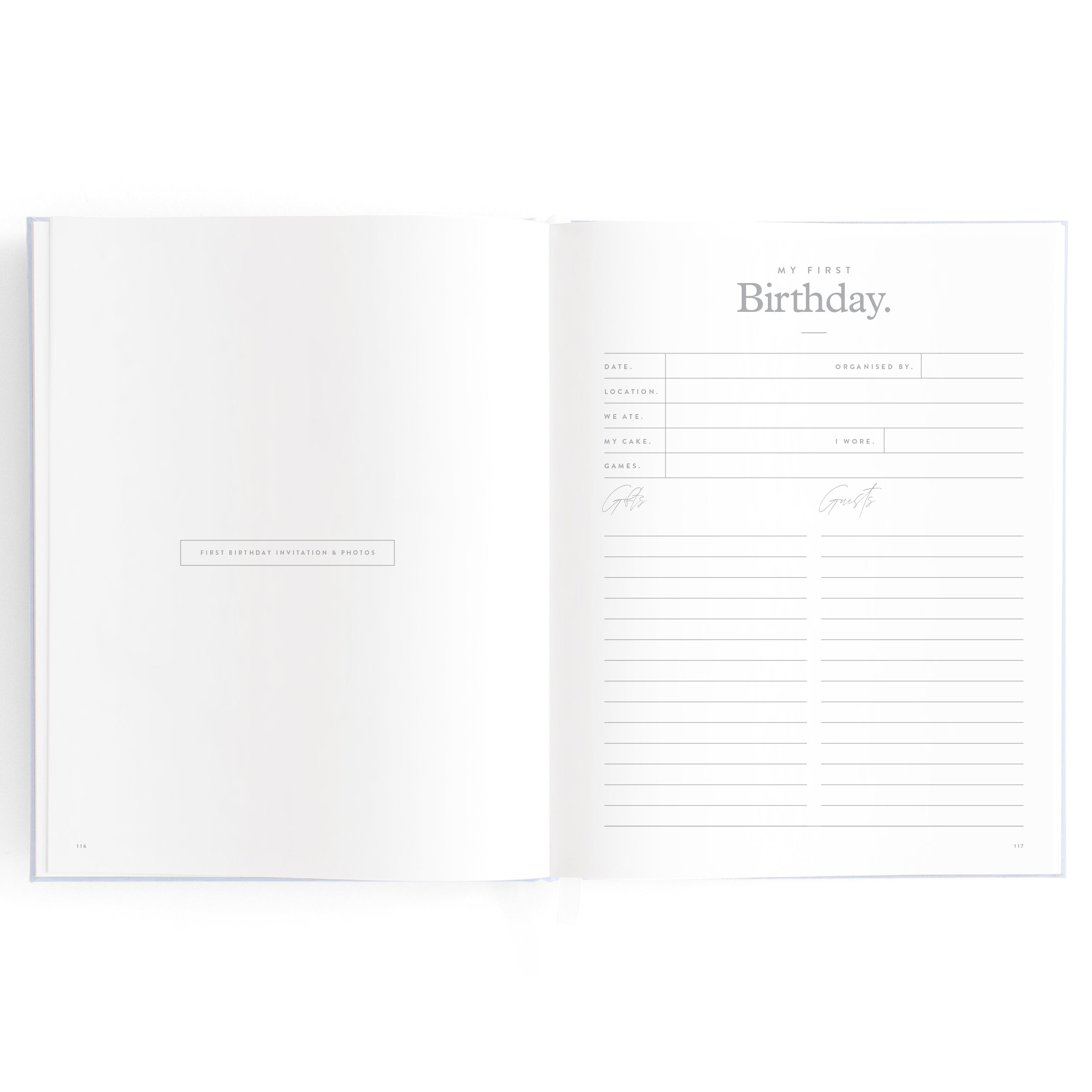 Fox & Fallow Baby Book - Powder
