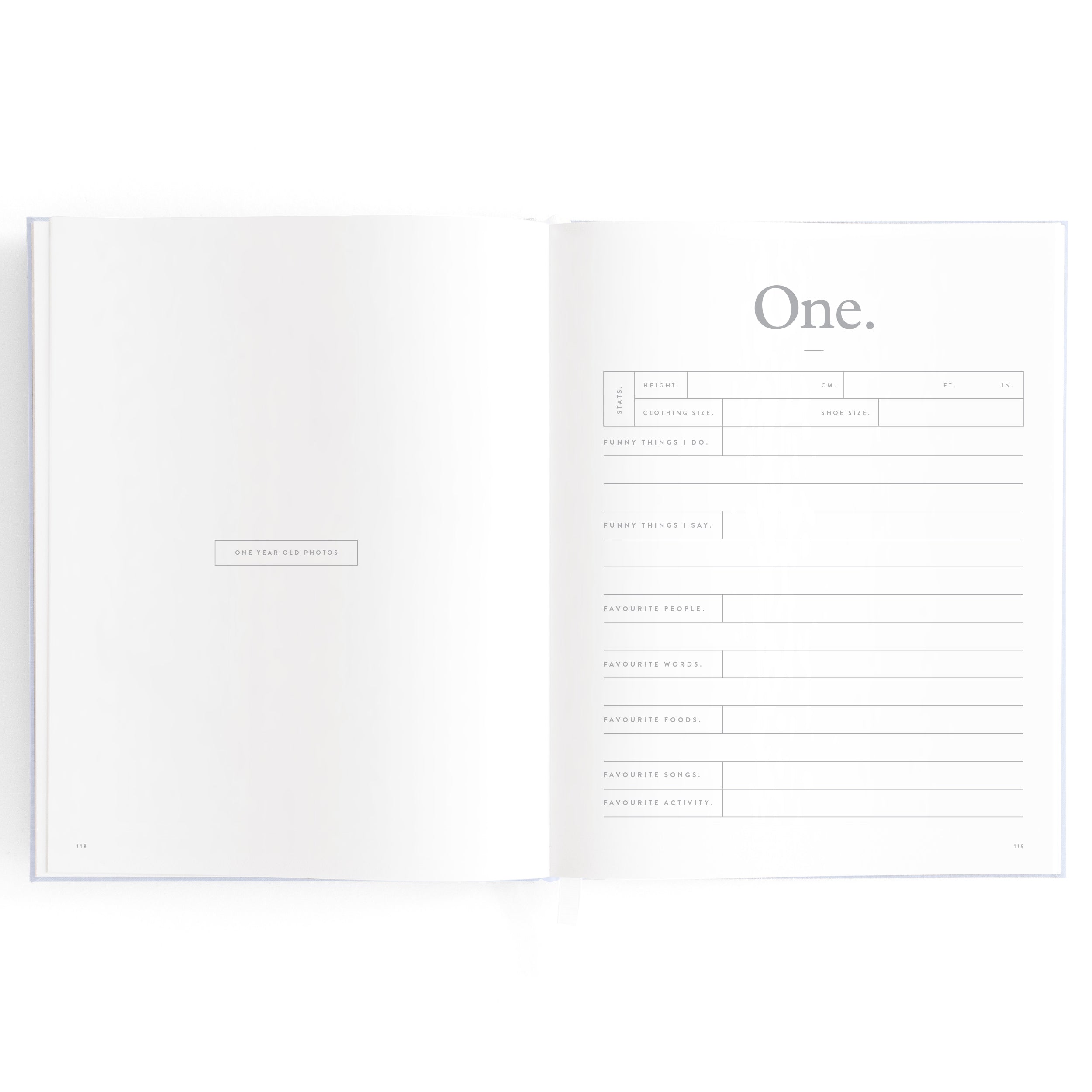 Fox & Fallow Baby Book - Powder