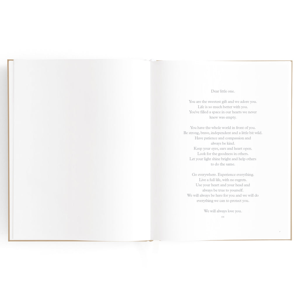 Fox & Fallow Baby Book - Biscuit