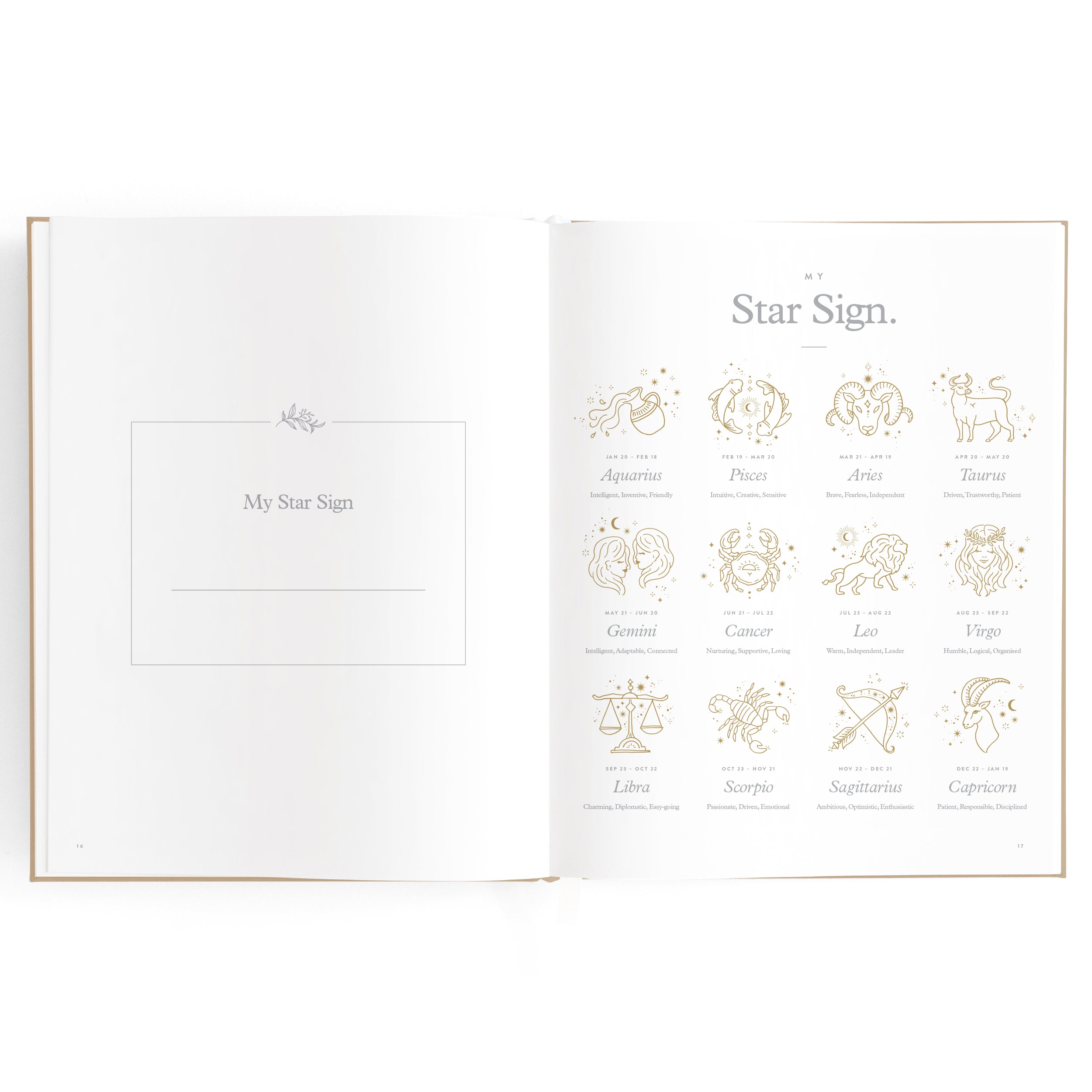 Fox & Fallow Baby Book - Biscuit
